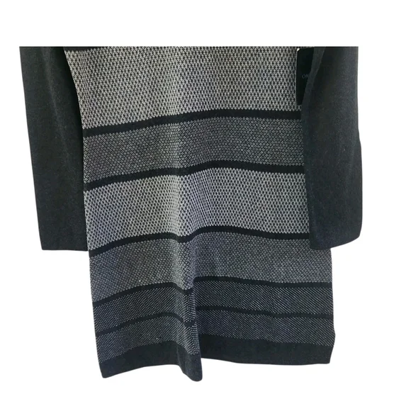 Cynthia Rowley Charcoal Gray Sweater Dress Womens Size Large New NWT - Picture 3 of 8